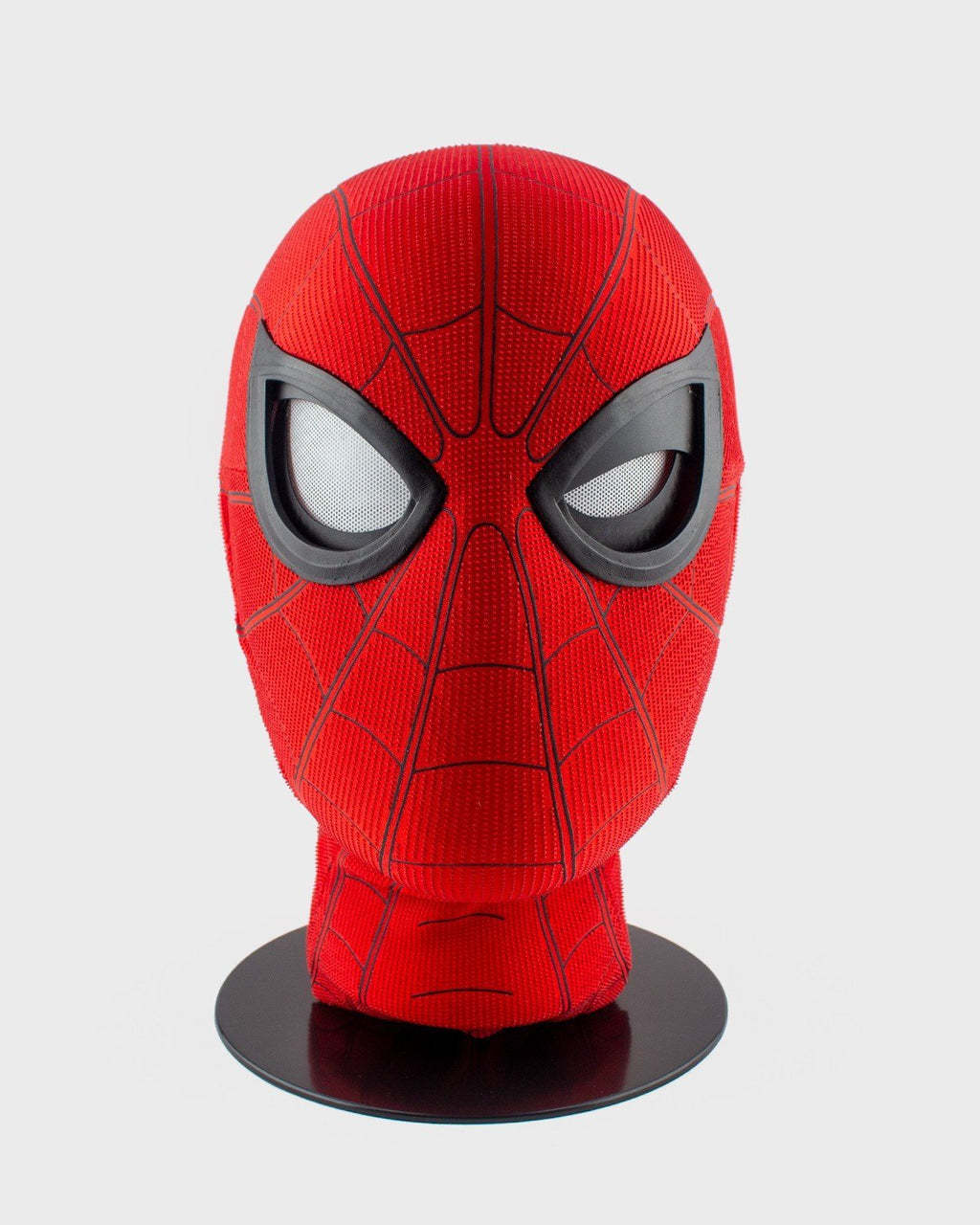 Electronic led red black winking blinking ring control robots Iron spiderman mask for halloween party