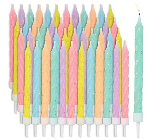 Wholesale Happy Birthday Candles Thread Creative Birthday Party Candles Spiral Fancy Birthday Candles in Bulk