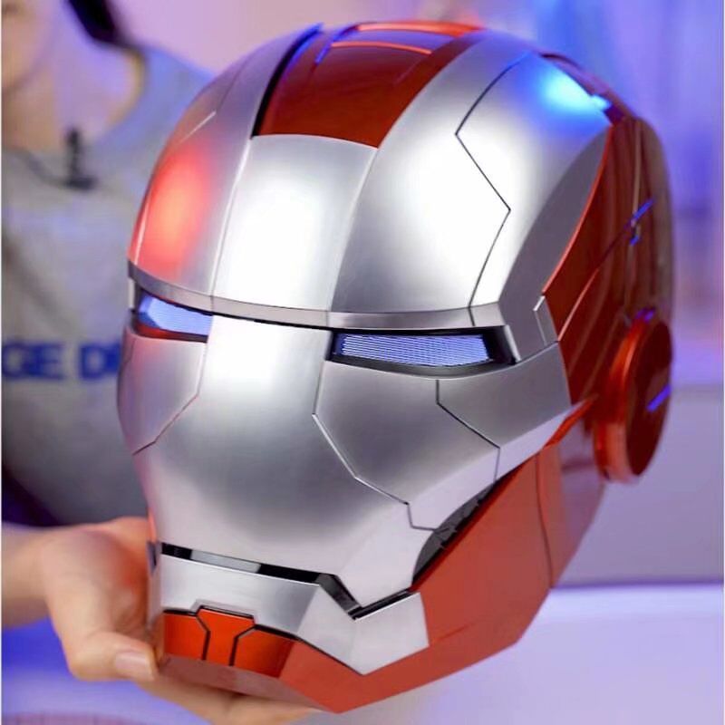 3D wearable Electronic welding motorcycle 1:1 voice remote control mk5 ironman helmet for game Movie Characters