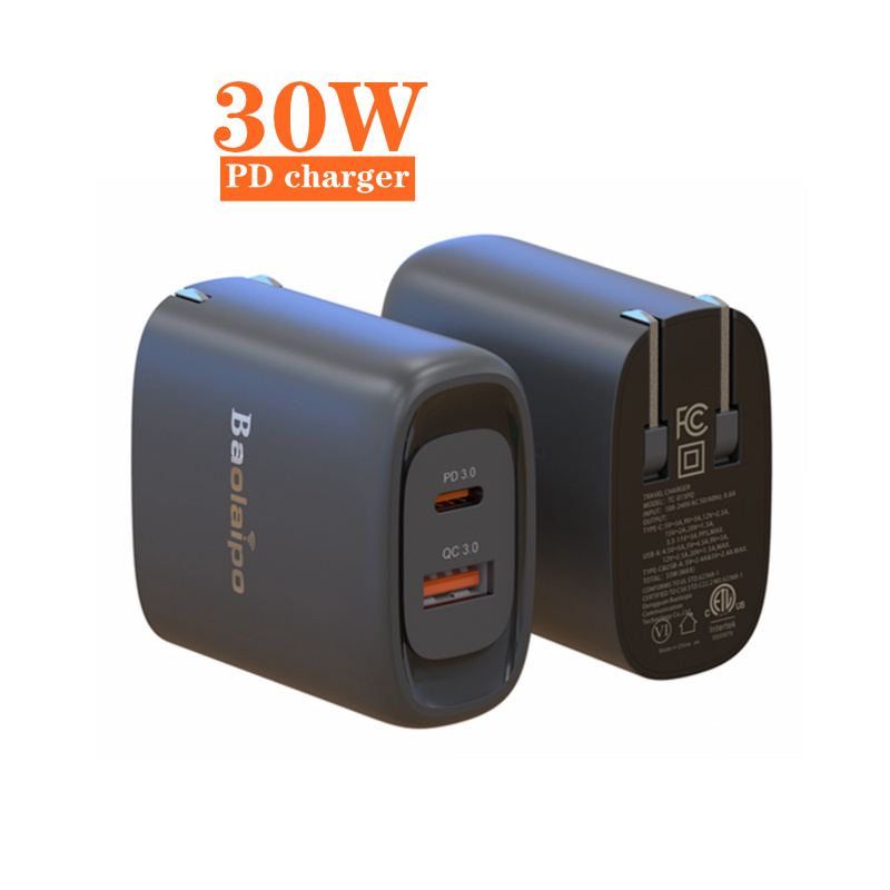 33w dual usb charger uk eu us plug pin  fast phone charger 30w