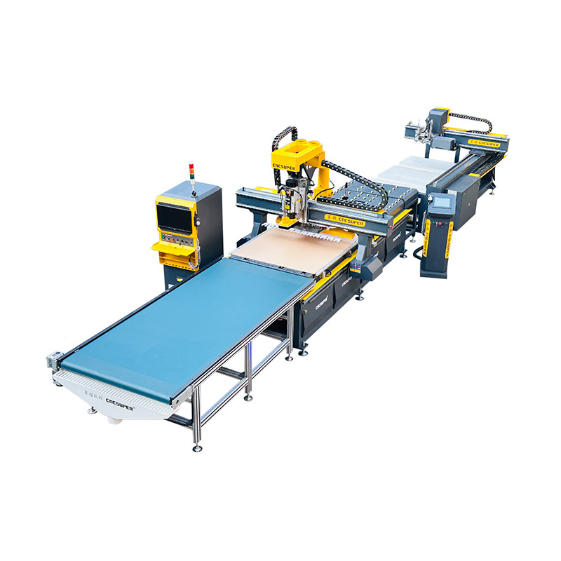 Cabinet Design Auto Loading Table and Auto Labeling ATC Nesting CNC Machine for Wood Furniture Manufacturers New Machine 2023