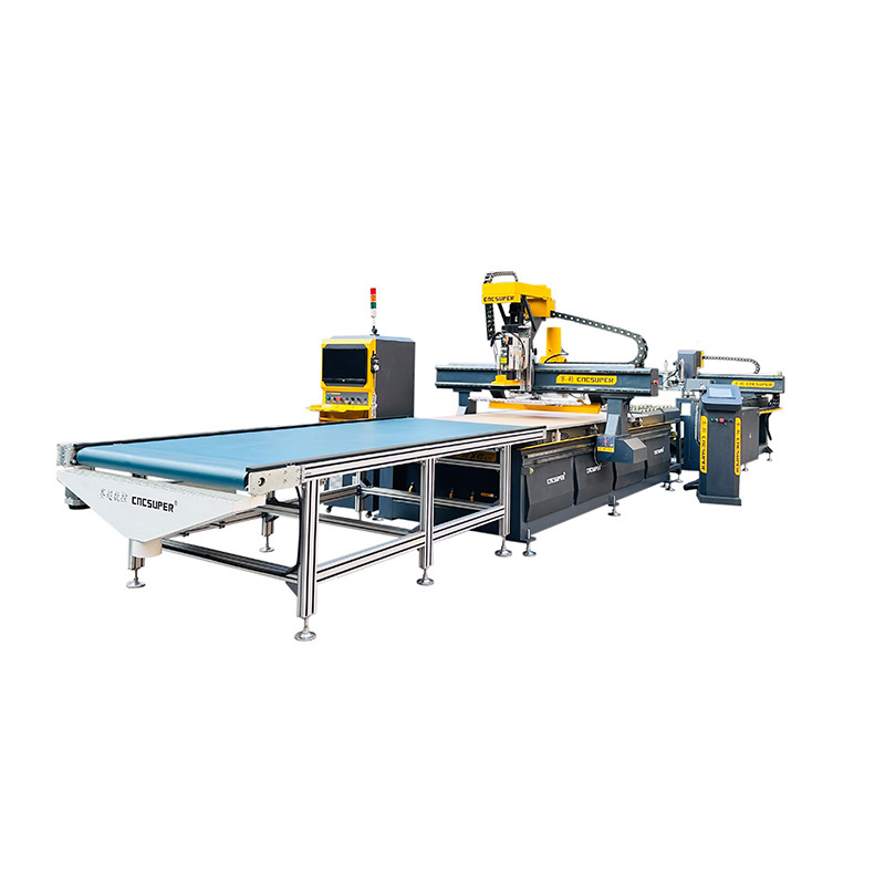 Cabinet Design Auto Loading Table and Auto Labeling ATC Nesting CNC Machine for Wood Furniture Manufacturers New Machine 2023