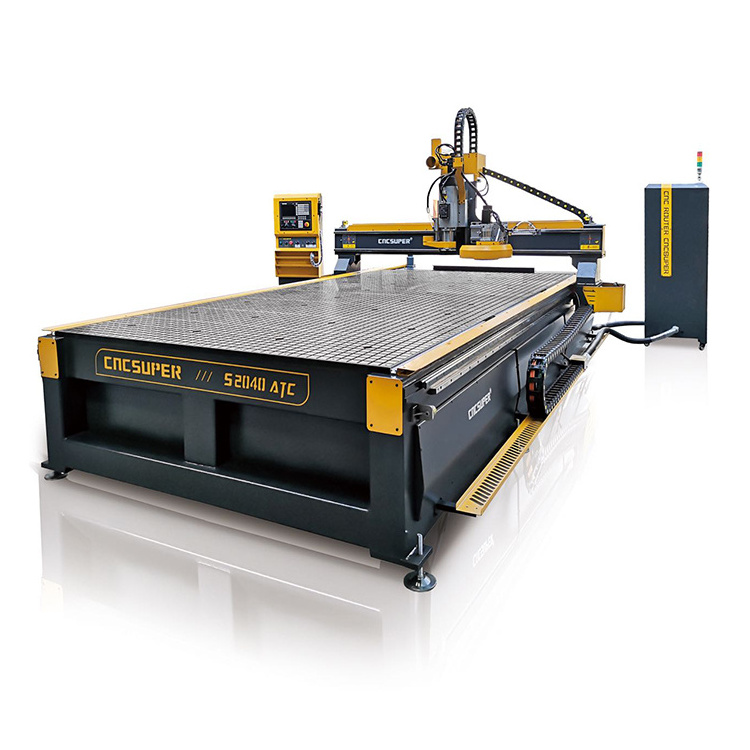 Atc Woodworking 3 Axis Cnc Router Wood Engraving Furniture Making Machine With Automatic Tool Changer