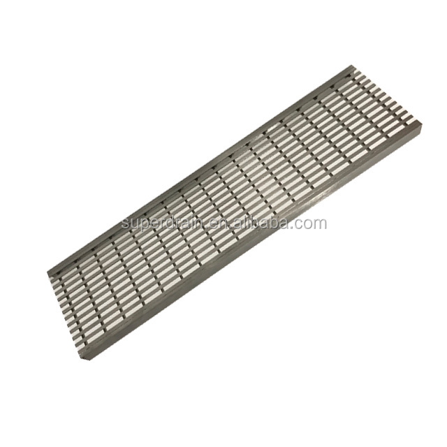 Factory makes pool grilles for sale Stainless Steel drain grilles covered with stainless steel groove grille floor filters