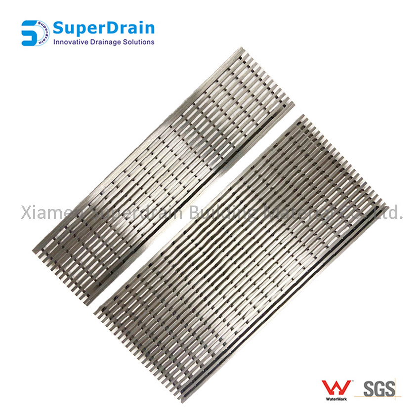 Factory makes pool grilles for sale Stainless Steel drain grilles covered with stainless steel groove grille floor filters