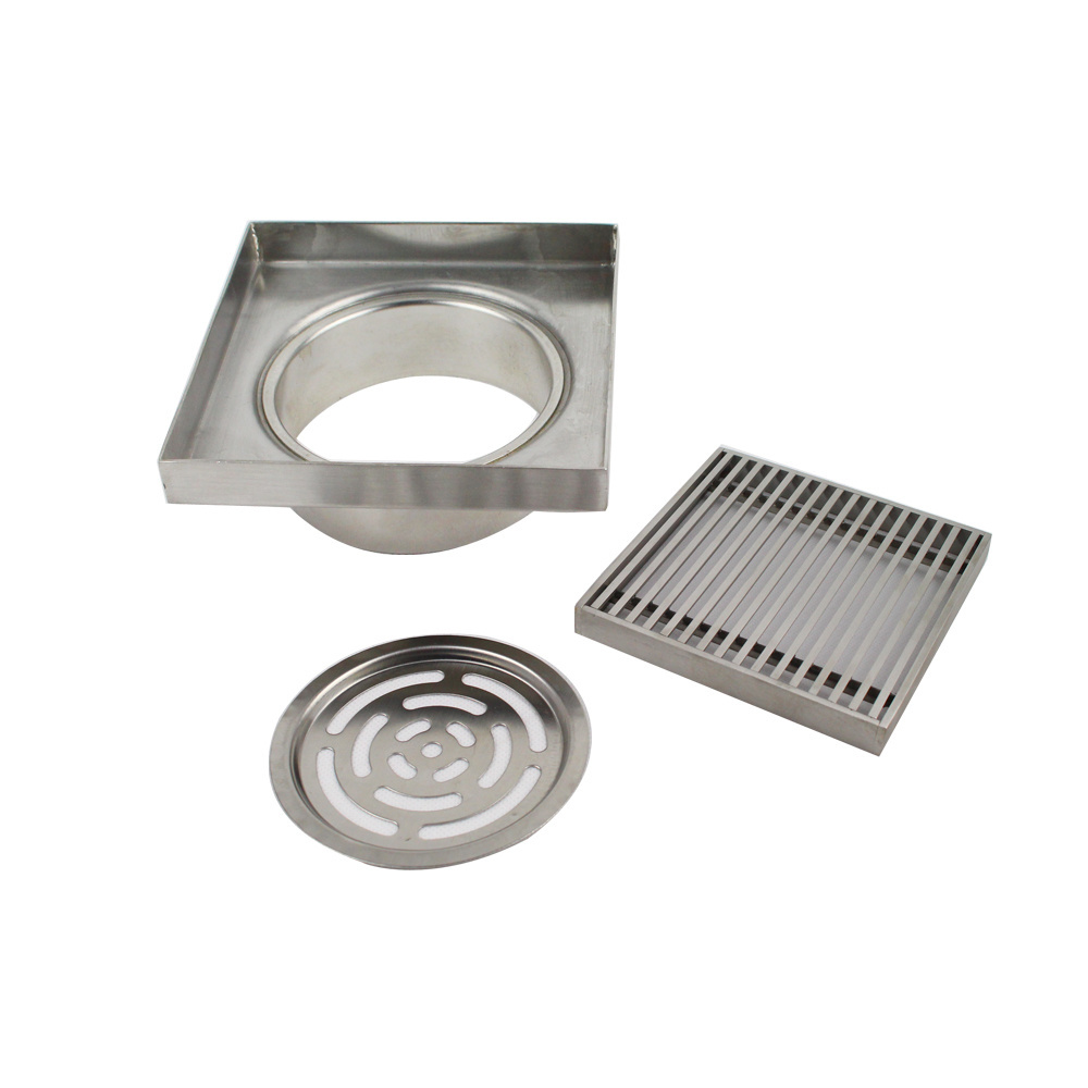 Superdrain HW4 Inches Floor Drain Stainless Steel Mesh Stainless Steel Floor Drain Grate High Quality Drain Cleaning Kit