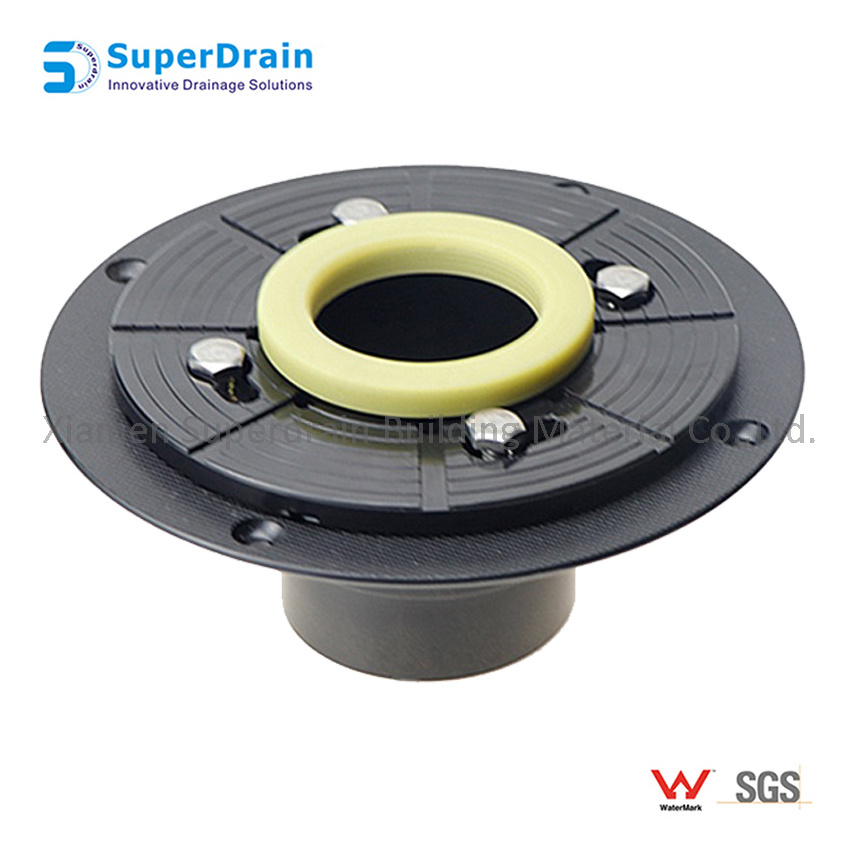 China Supplier Customized ABS Plastic American Drain Base for Floor Drain Channel with Trap