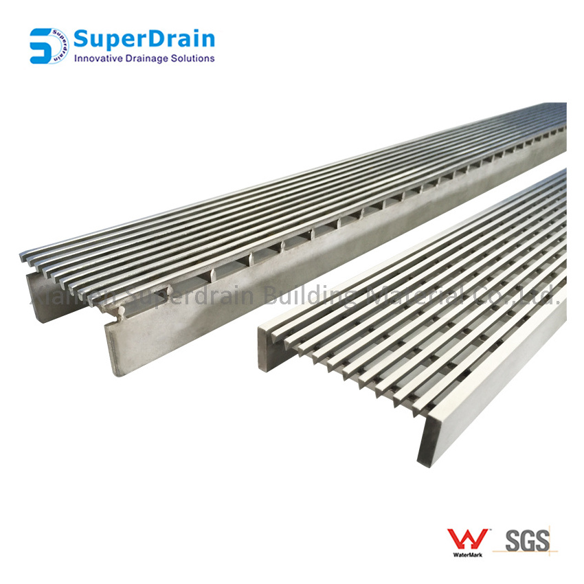 Low Moq Grills Swimming Pools Overflow Drain Cover Stainless Pool Trench Drain