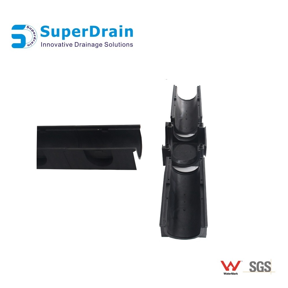 2019 HDPE Drainage Channel System Gratings Grill Grates Water Drainage Channel Stainless Steel Drains Trench Cover Strainer U360