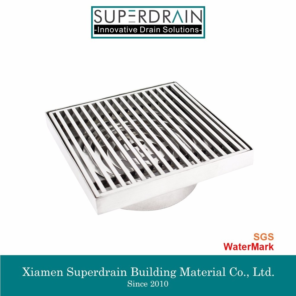 Superdrain HW4 Inches Floor Drain Stainless Steel Mesh Stainless Steel Floor Drain Grate High Quality Drain Cleaning Kit