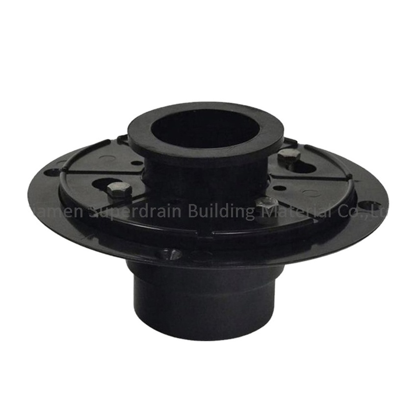 China Supplier Customized ABS Plastic American Drain Base for Floor Drain Channel with Trap