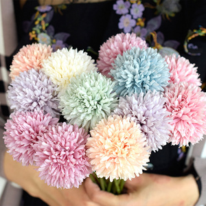 Wedding Decor Dandelion Flowers Artificial Silk Dandelion Indoor Outdoor Ball Flower For Home Party Decoration