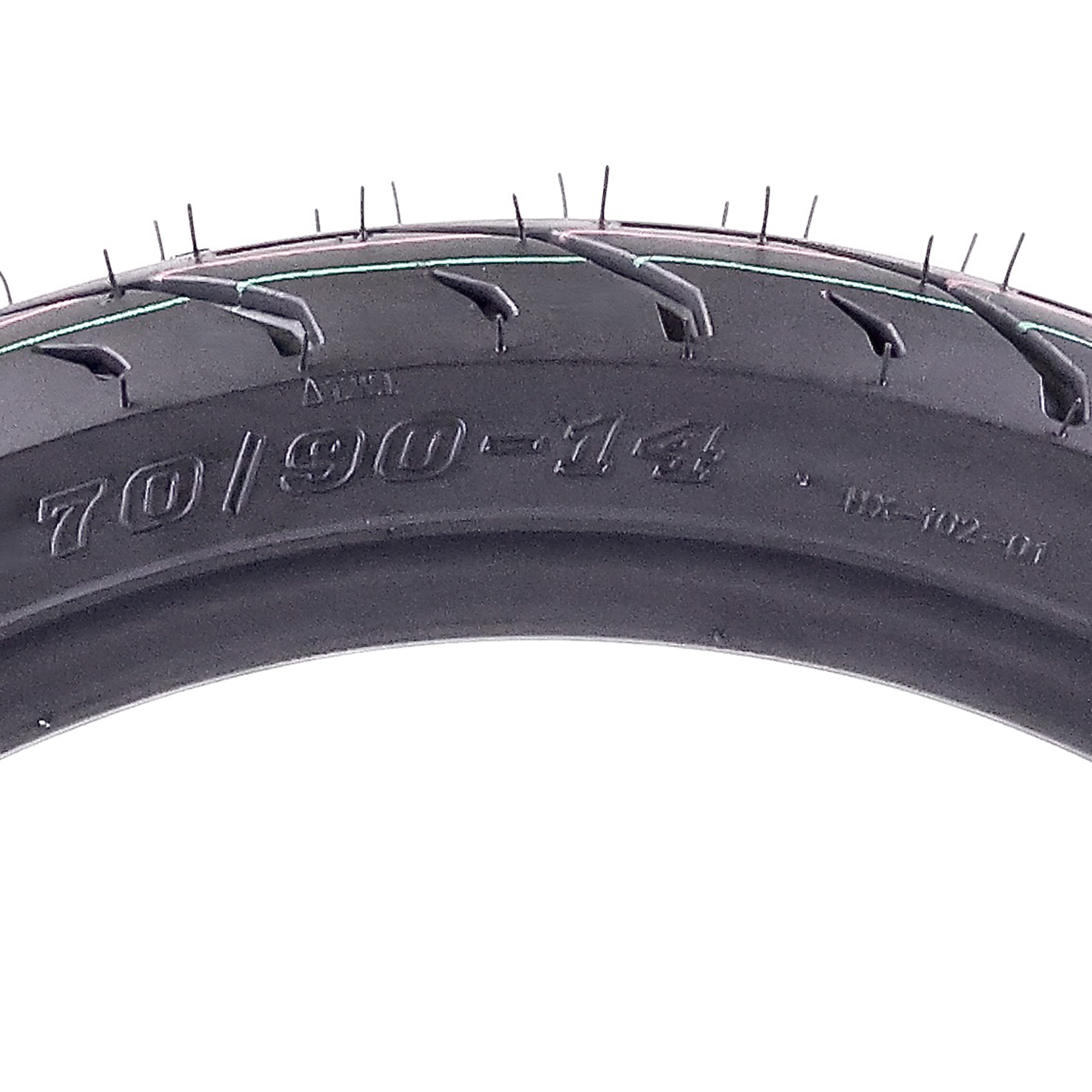 high quality and competitive price HEYMAX brand 70/90-14 natural rubber  civil use motorcycle tyre