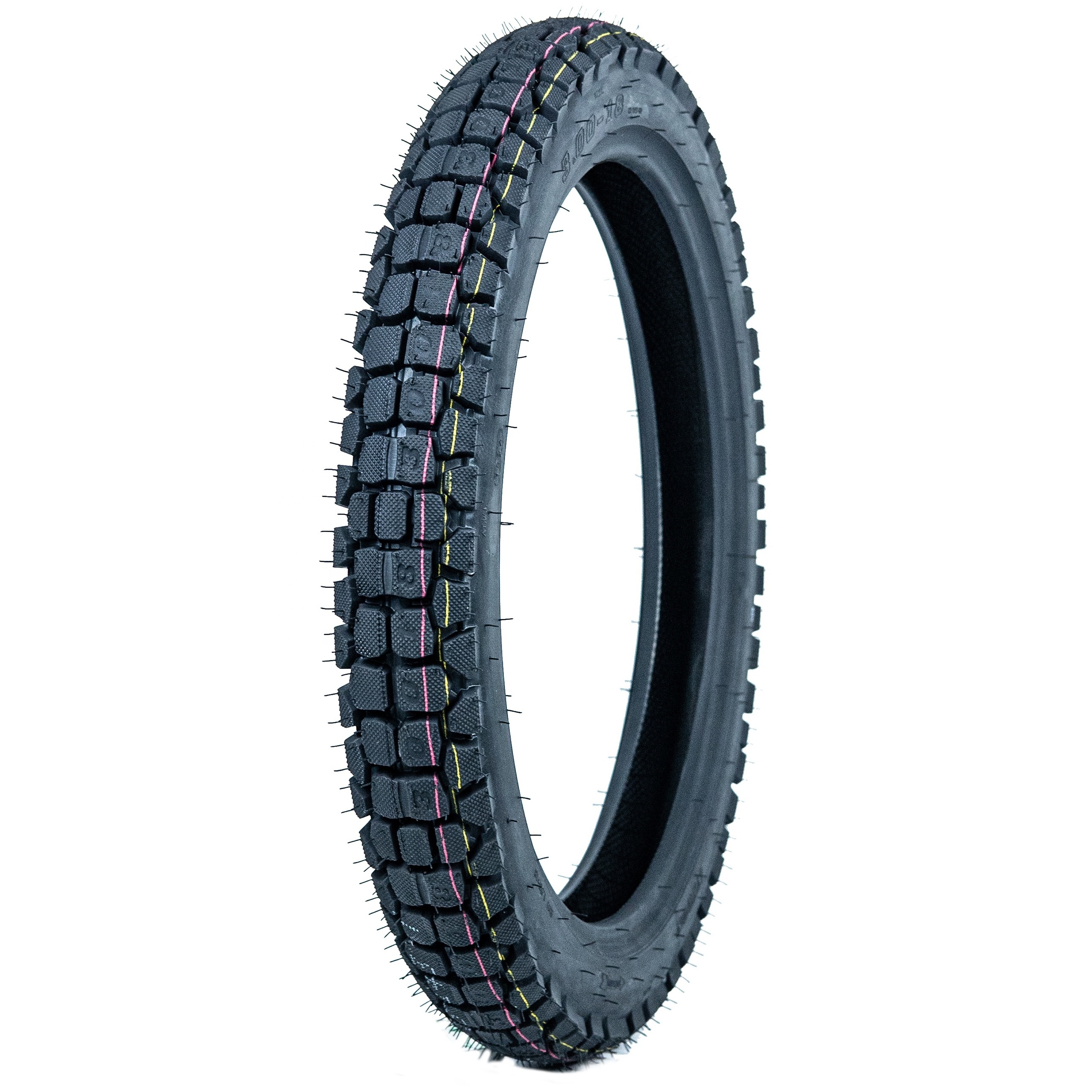 Motorcycle Outer Tire with High Glue Content Tubeless Vacuum Wheel High-Speed Wheel 3.00-18