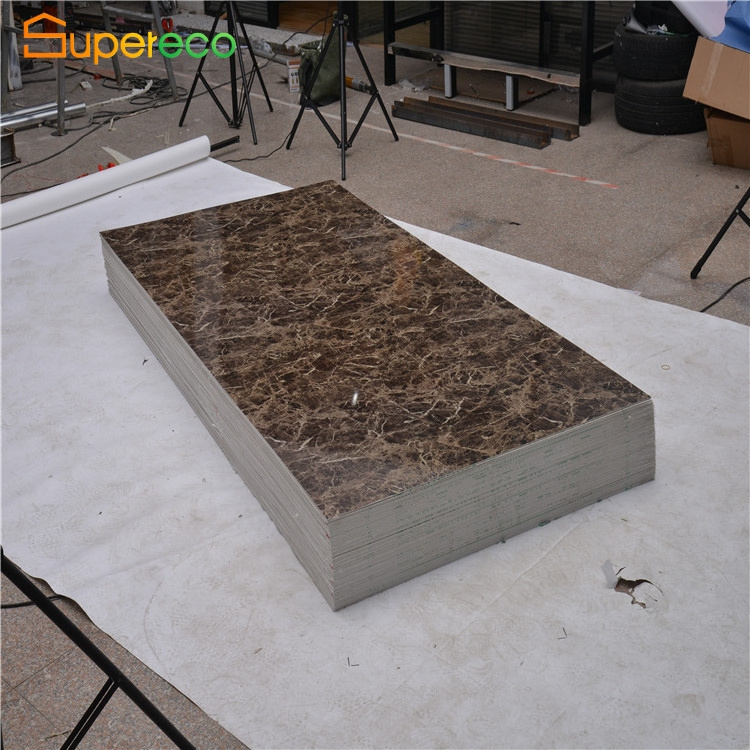 High Quality 4x8 ft PVC UV Marble Sheet Wall Panel Marble Alternative Panel 3mm PVC UV Sheet