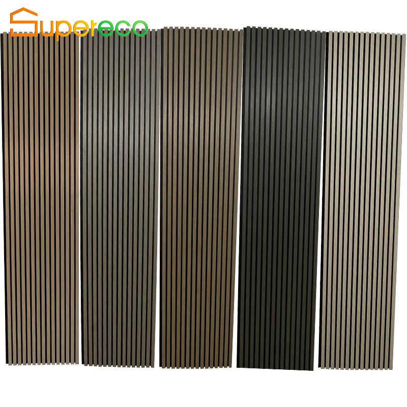 Sound proof acustic Pet  Slat wooden wall panels acoustic foam akupanel acoustic panels acoustic wall panels akupanel