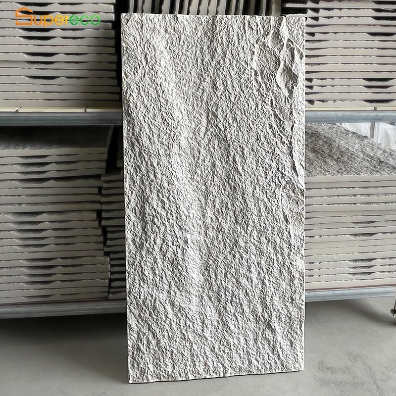 Factory price Mushroom Stone Faux Brick 3d Artificial Decoration Polyurethane Pu Stone Wall Panel