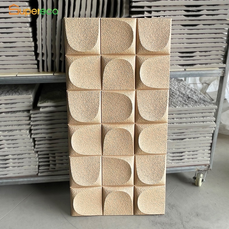 Factory price Mushroom Stone Faux Brick 3d Artificial Decoration Polyurethane Pu Stone Wall Panel