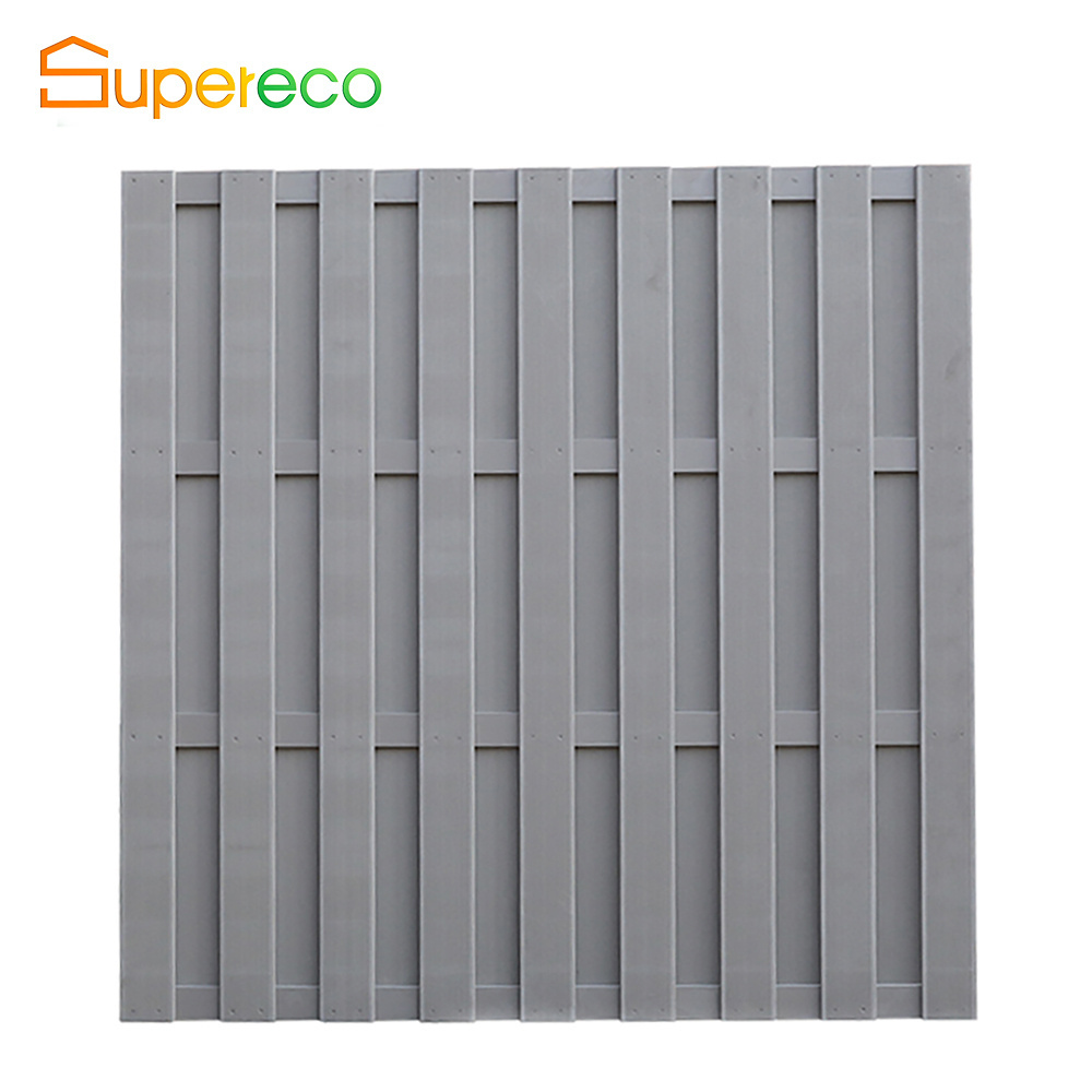 high quality durable weather resistant diy eco wpc privacy fence hot sale WPC fencing for home garden fence