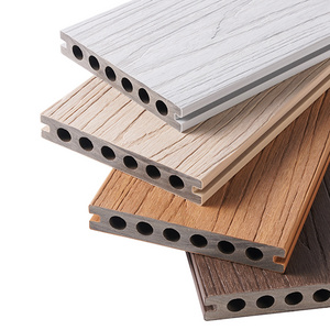 WPC composite outdoor decking / terrace flooring/ solid hard wood board