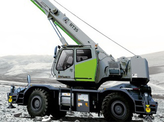 China Brand RT35 Rough-terrain Crane 35ton Hydraulic Rough Terrain Crane Construction cheap factory price for Sale