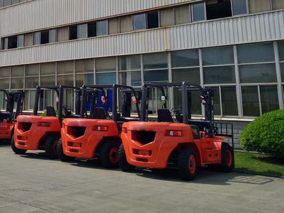 7 ton heli forklift CPCD70 diesel fork lift truck left 7000kg fork lift fork lifter with Best Price