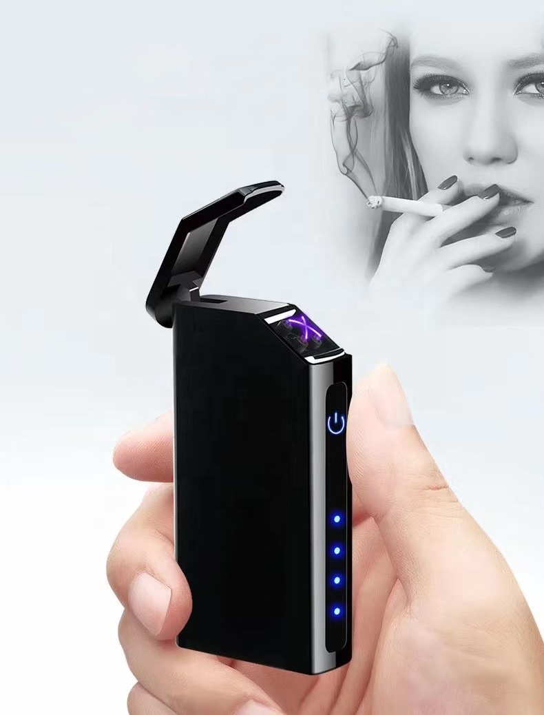 New Cigarette Arc Pulse Electric USB Lighter With Windproof Flameless For Luxury Lighter