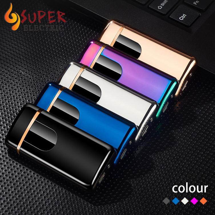 hot sale usb lighters colorful high grade led electronic cigarette lighter