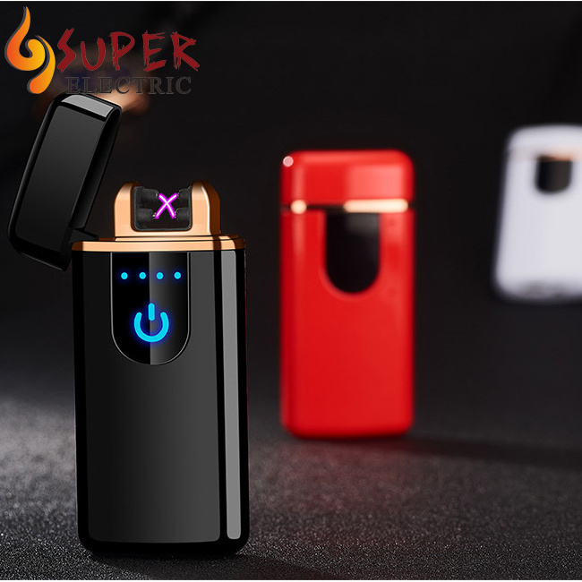 hot sale usb lighters colorful high grade led electronic cigarette lighter