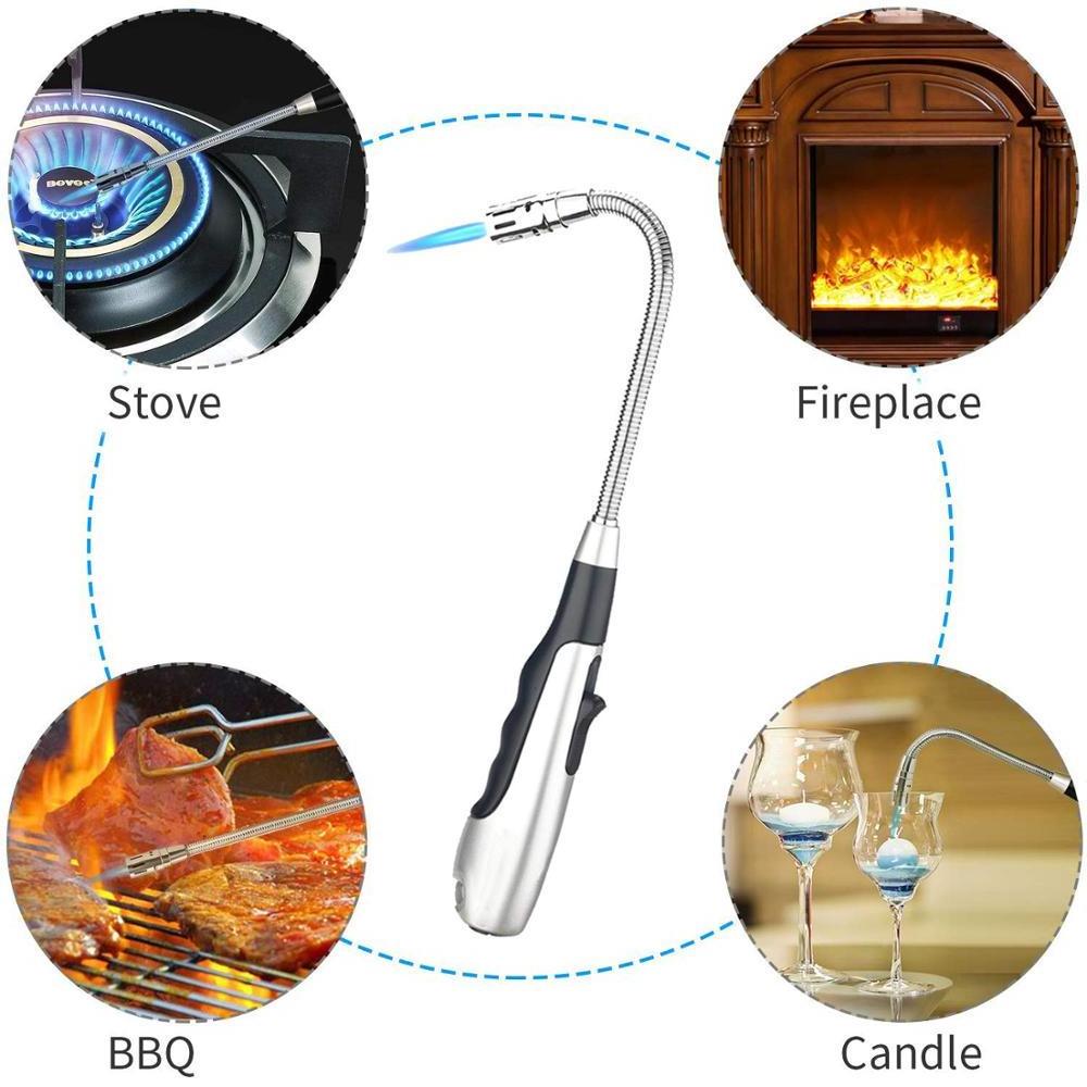 Wholesale high quality hot sales cheapest grill lighter, refillable bbq gas lighter