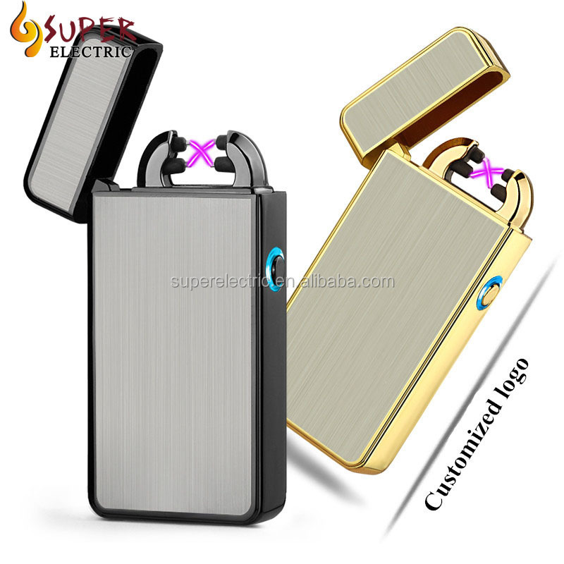 USB Electronic Lighter Rechargeable Cigarette USB Side Button Lighter