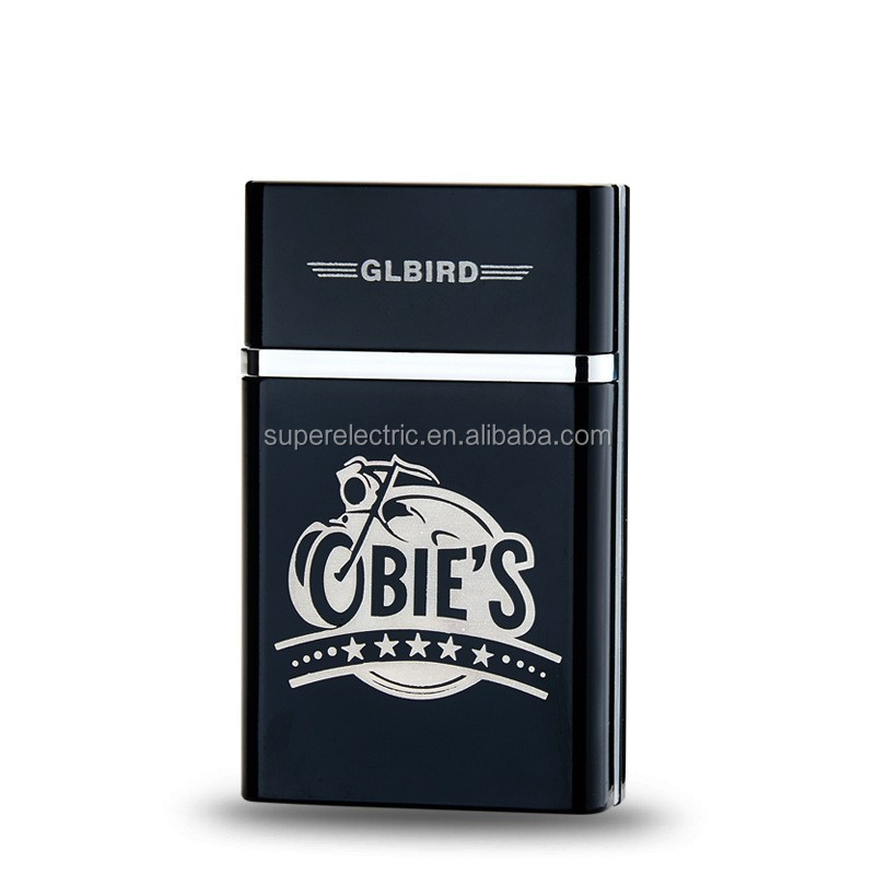 2017 New Design Automatic Cigarette Case With Lighter/Cigar Case With Lighter for Promotion