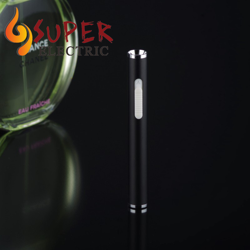 New Model Thin Cigarette USB Rechargeable Small Lighter Windproof Lighter Cigarette Electric Lighters For Sale