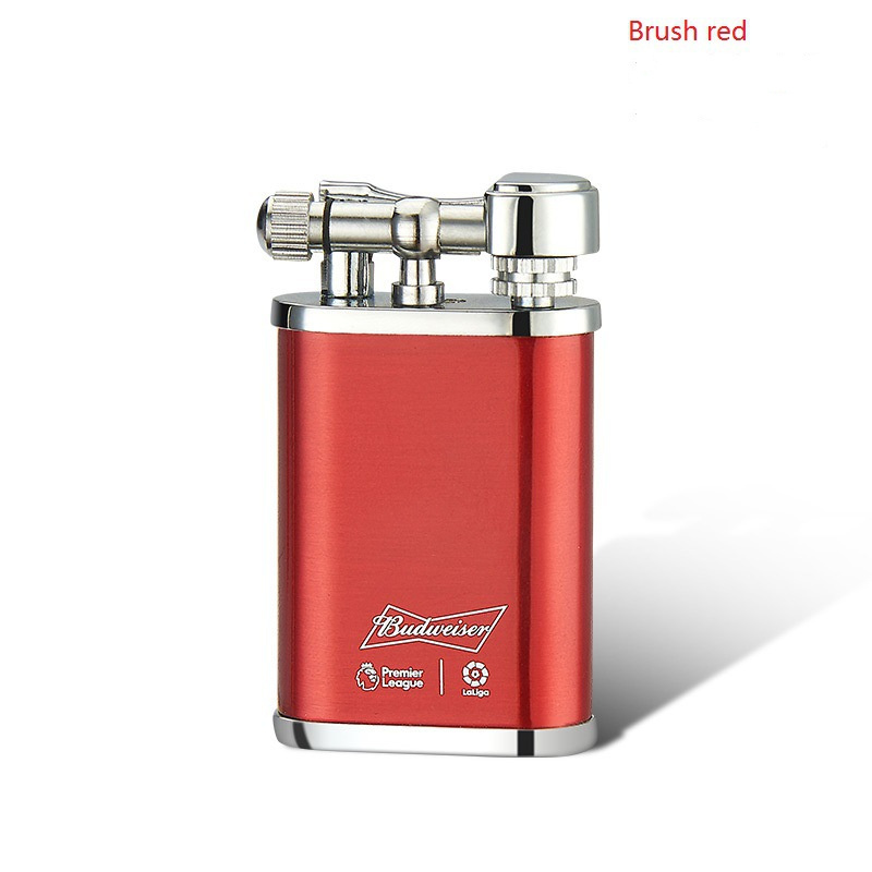 Classic luxury Smoking accessories custom metal brass flint refillable cigarette lighter