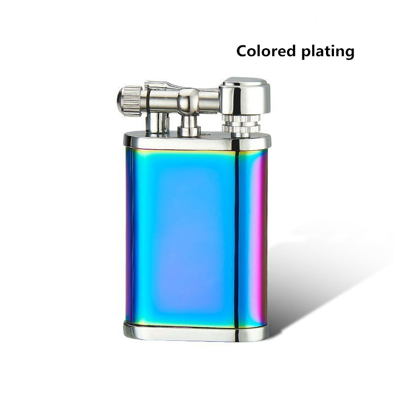 Classic luxury Smoking accessories custom metal brass flint refillable cigarette lighter