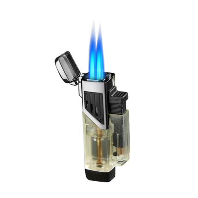 windproof torch powerful fire outdoor refillable cigarette cigar 4 flames jet torch lighter