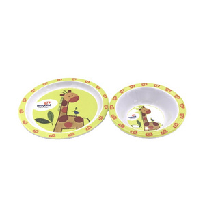 Unbreakable beautiful factory custom melamine party kids dinner plate sets