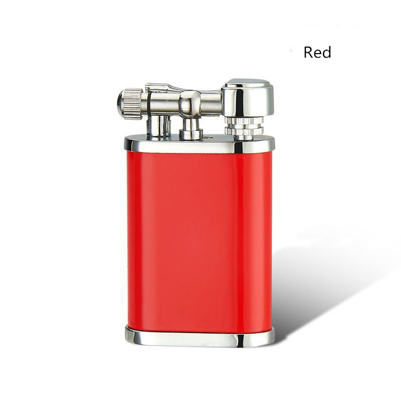 Classic luxury Smoking accessories factory custom Refillable metal stone wheel flint lighter