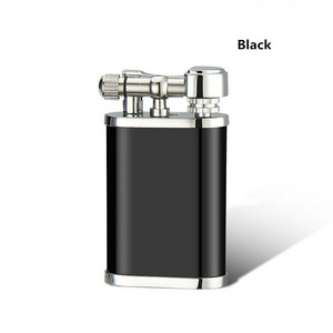 Classic luxury Smoking accessories custom metal brass flint refillable cigarette lighter