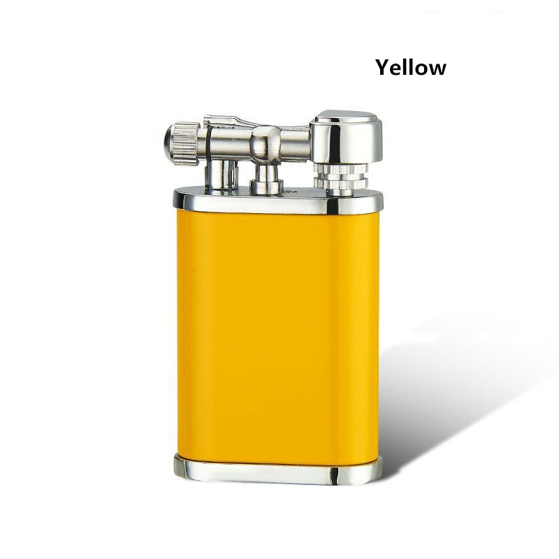 Classic luxury Smoking accessories custom metal brass flint refillable cigarette lighter