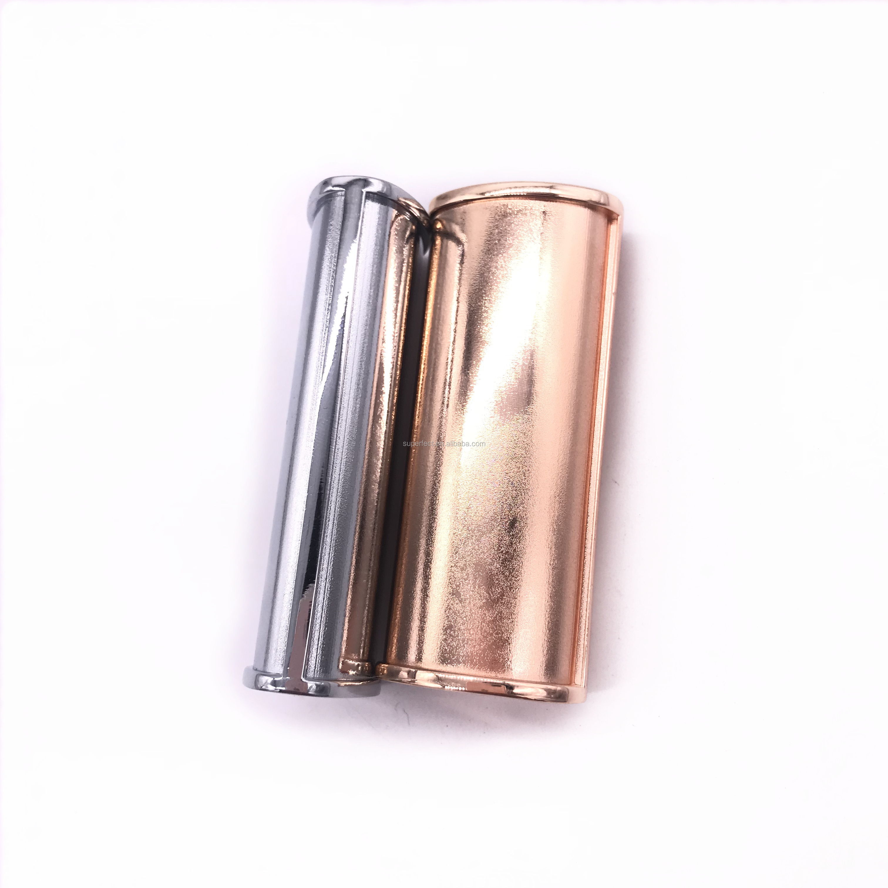 Silver color plain metal sleeve cover cigarette lighter case