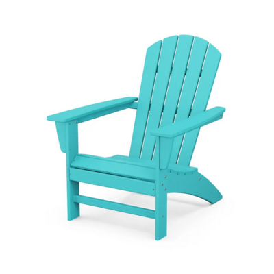 Hot Sale Outdoor Plastic Wood Folding Chair Weather Resistant Patio Deck Garden Backyard Modern Folding Adirondack Chair