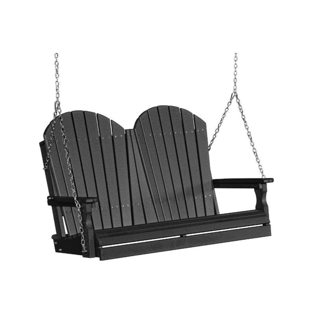 Hanging Swing Garden Porch Hot Sale Patio PE Plastic Swing Durable Outdoor Furniture Modern Leisure Swing Chair HDPE