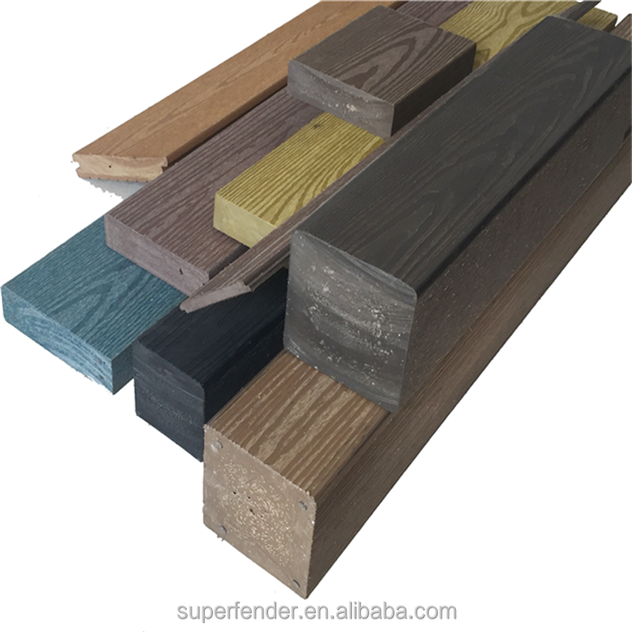 HDPE  Recycled  Plastic Lumber Outdoor Good Quality  Replacing WPC and Wood