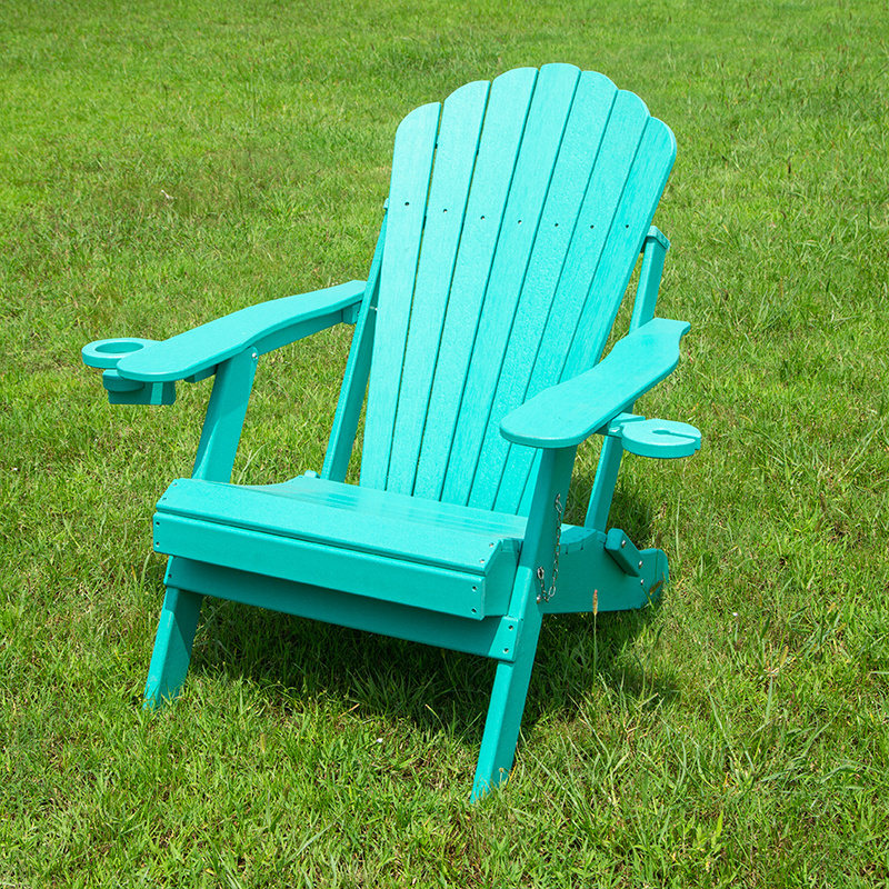 Weather Resistant Outdoor Garden Patio Chair Folding Composite Adirondack Chair