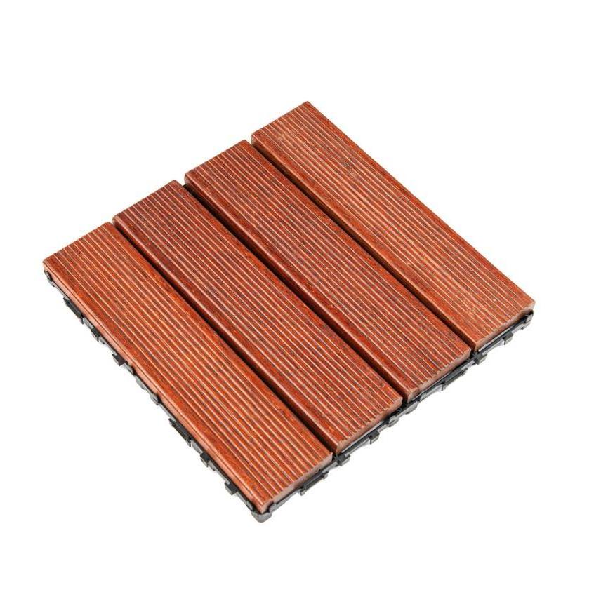 New Arrival Wooden Deck Tiles- Wood Tile Flooring for Outdoor Flooring Garden Pavement  Patio