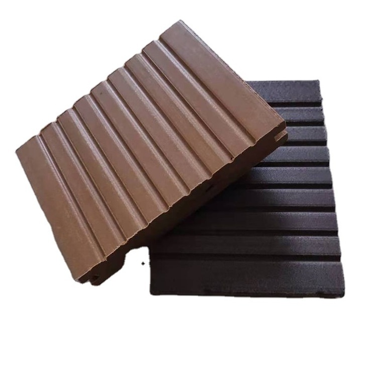 2024 New Product Faux Wooden Embossing HDPE Timber Plastic Lumber for Outdoor Decking / Plastic Bench Slats / Wood Flooring