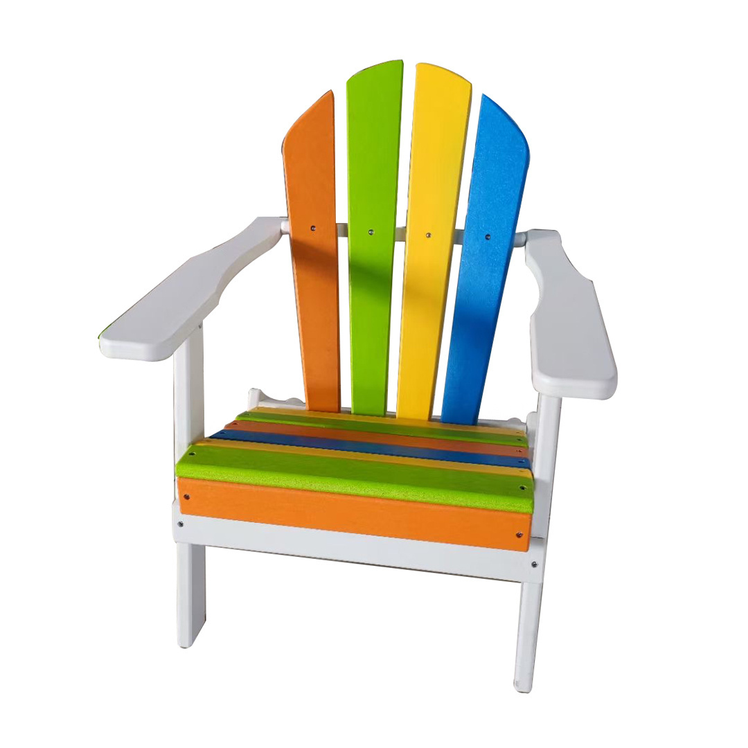 Resin Muskoka Modern Wood Poly Plastic HDPE Kid's Adirondack Chair