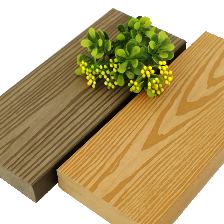 New Alternative Lumber to WPC Outdoor Flooring Waterproof Modern Design Wood Grain Custom HDPE Plastic Composite Decking