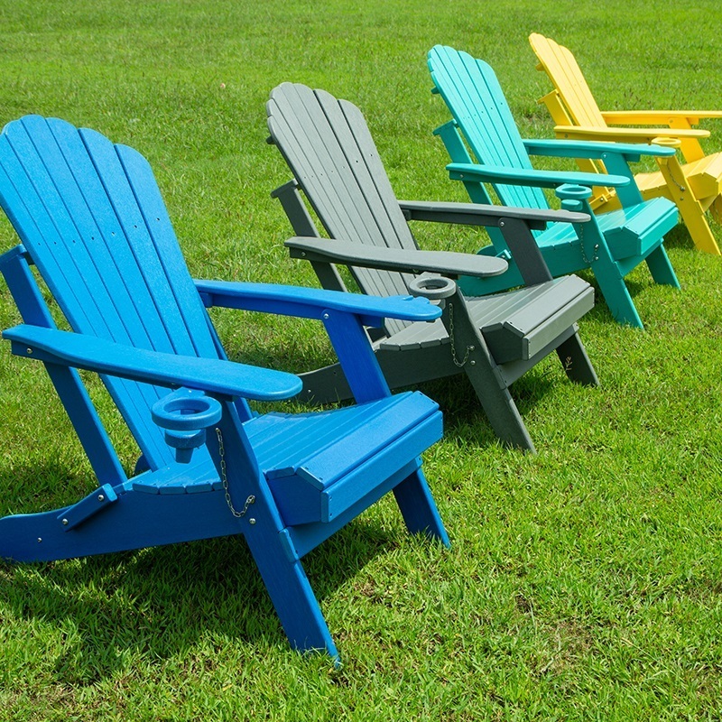 All-Weather Waterproof Resin HDPE Adirondack Chair Recycled